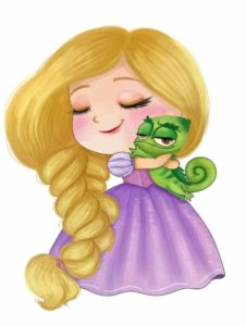 Poster Rapunzel Cute