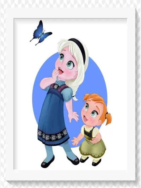 Poster quadro Elsa e Anna 2