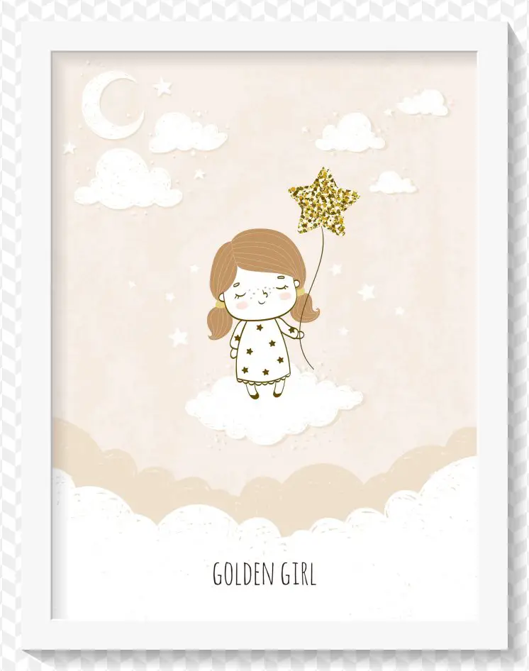 poster quadro golden girl
