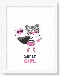 poster quadro super girl
