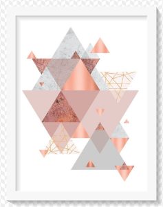 poster quadro triangulos