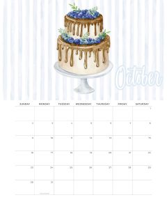 10 Calendario Cake Outubro