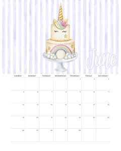 6 Calendario Cake Junho
