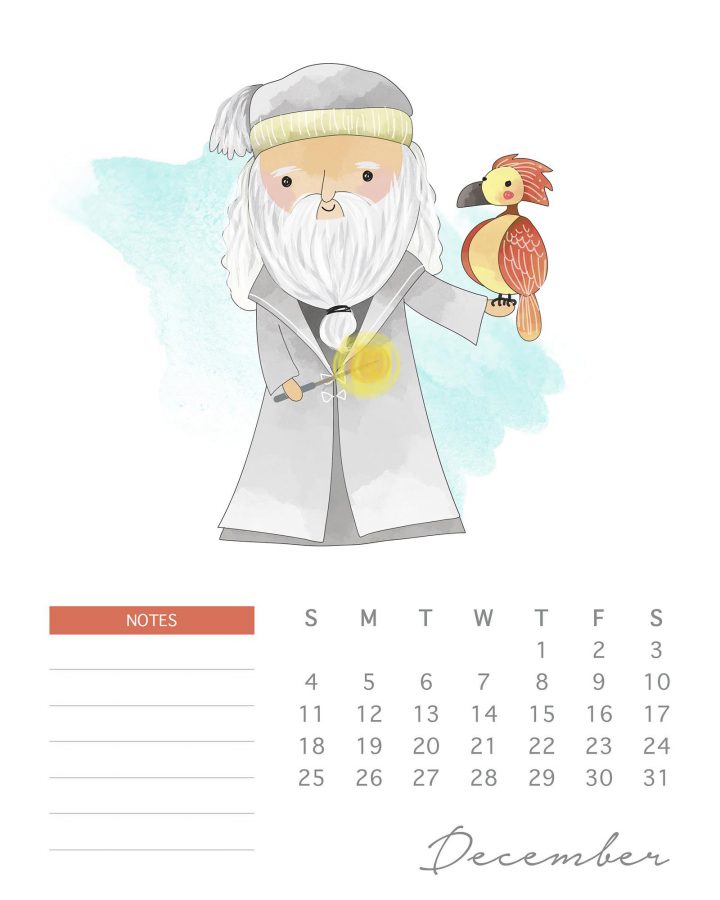 Calendario Harry Potter Dezembro