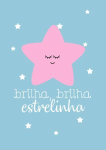 Poster Brilha brilha estrelinha