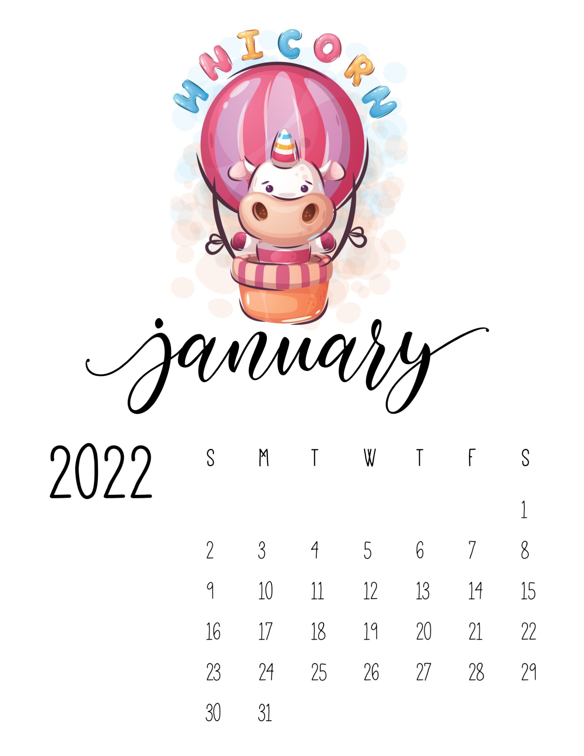 calendario 2022 baloes janeiro