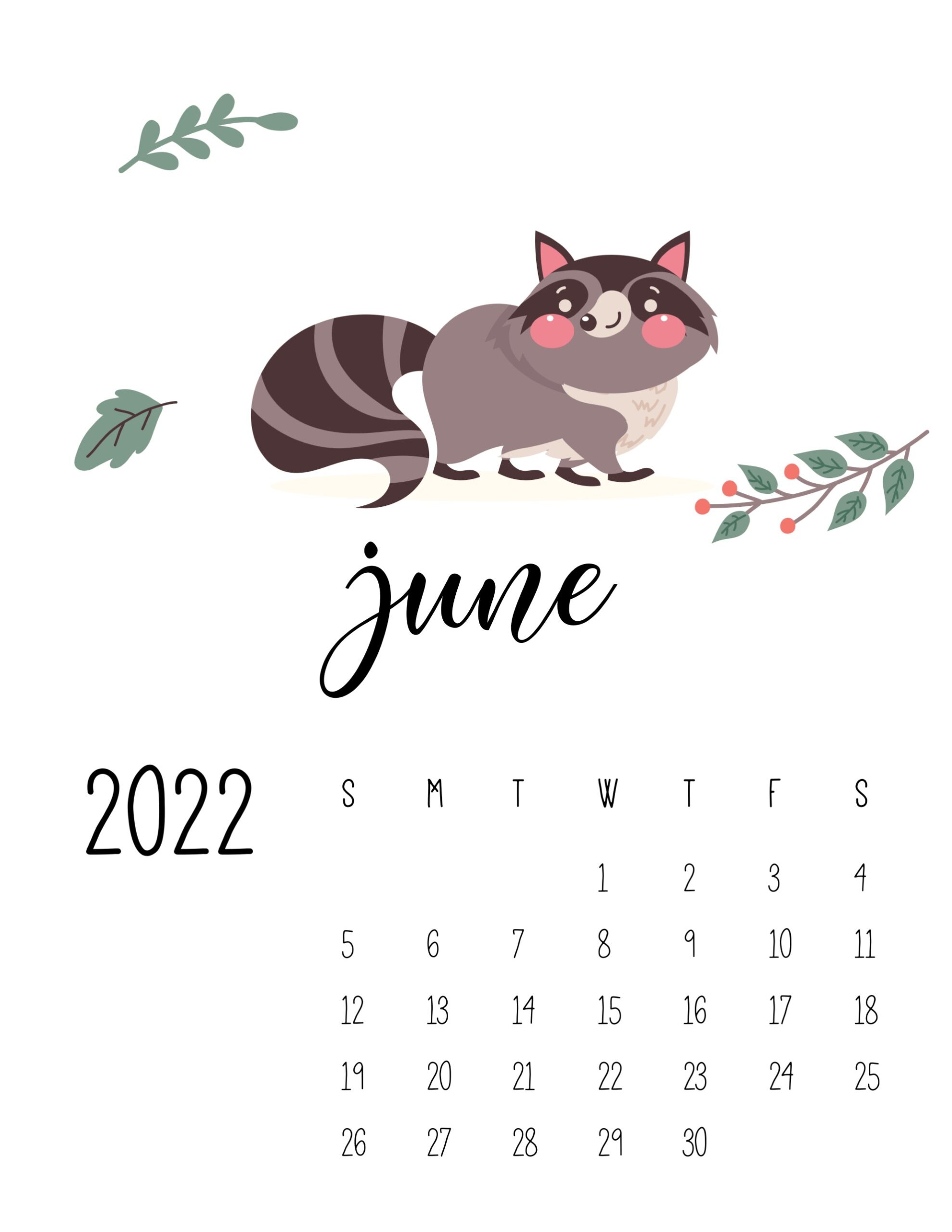 calendario 2022 vida selvagem junho