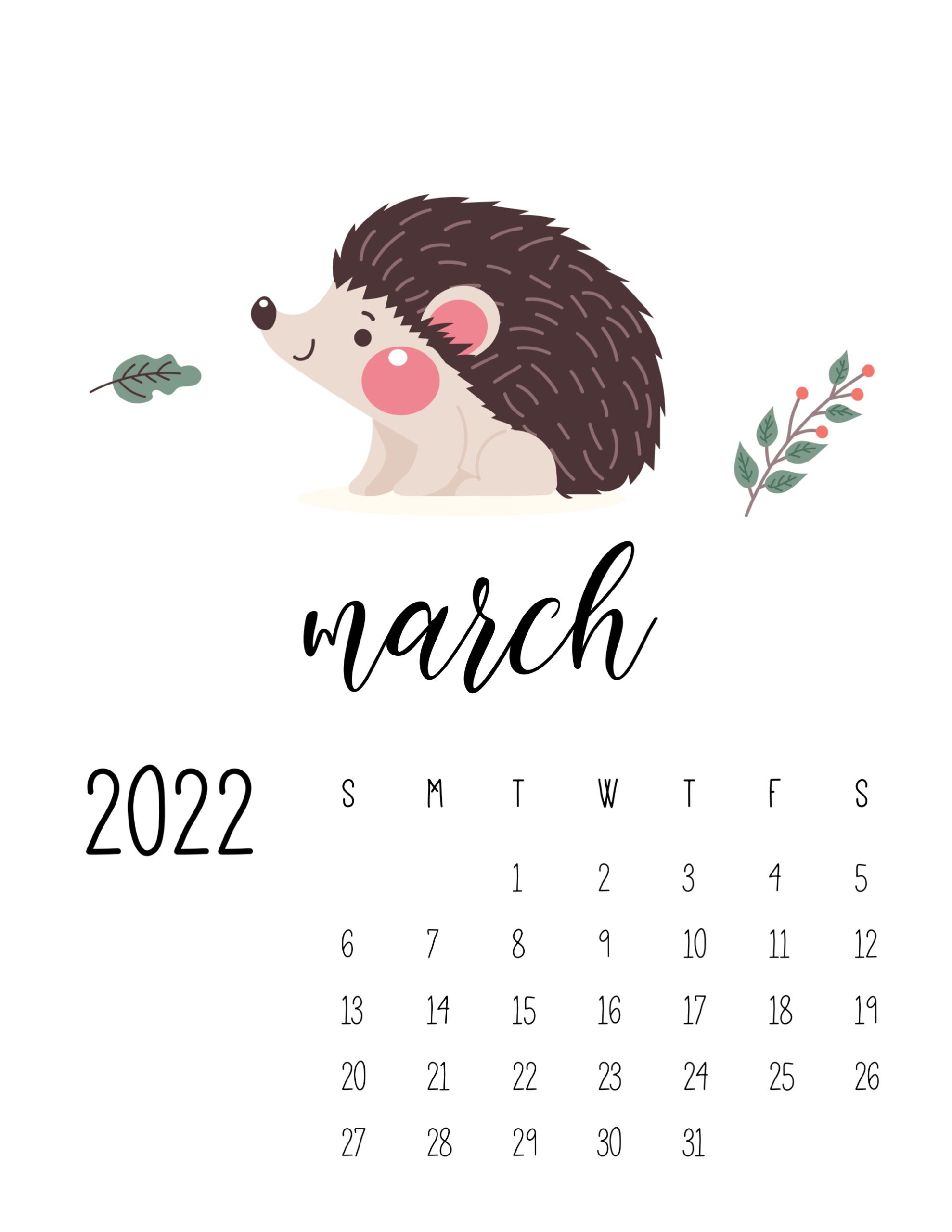 calendario 2022 vida selvagem marco