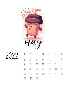 calendario 2022 coffee maio