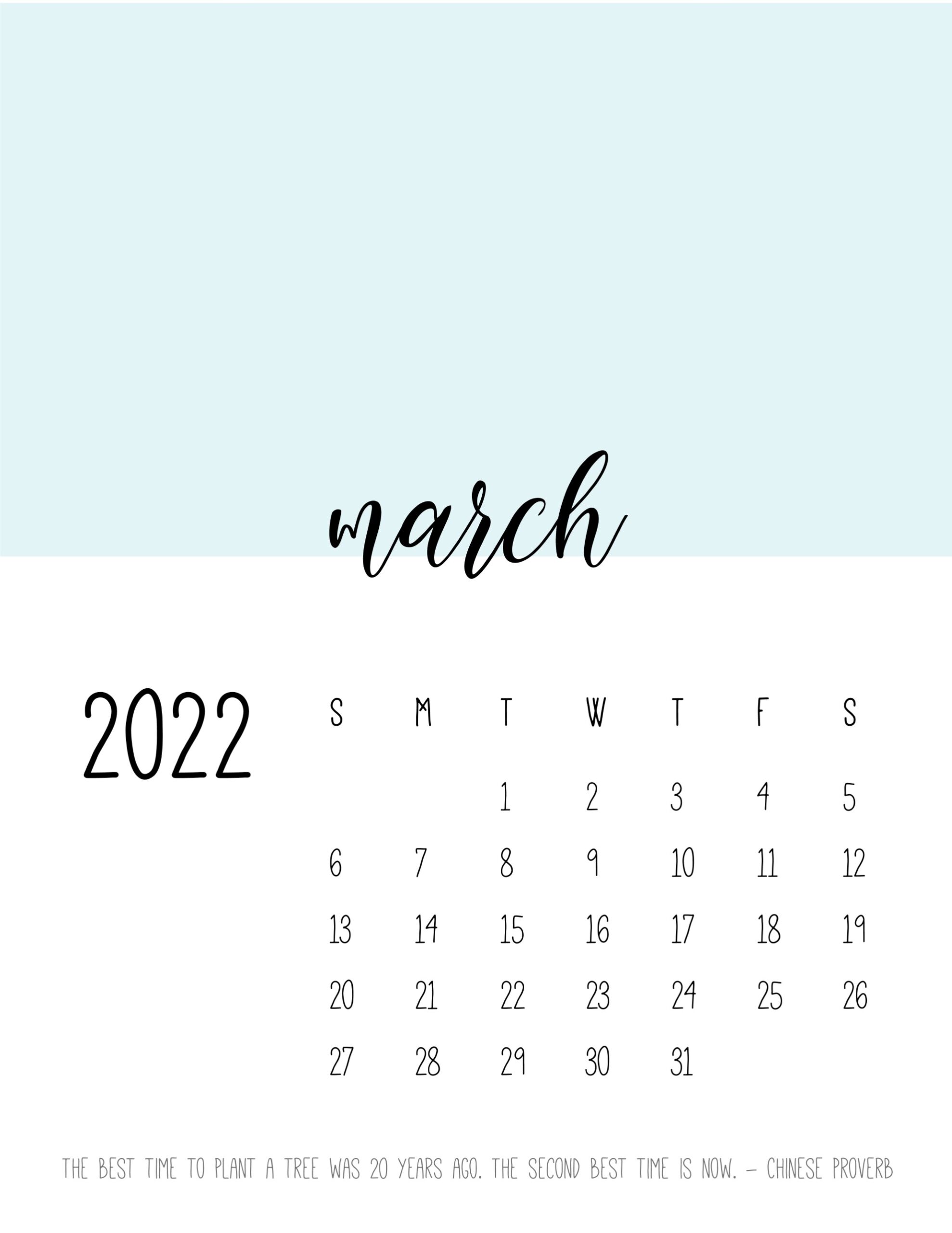calendario 2022 cores marco