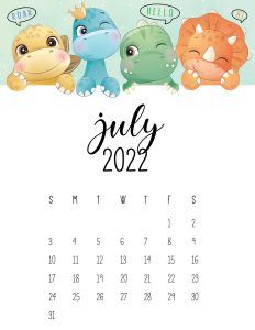 calendario 2022 dino julho