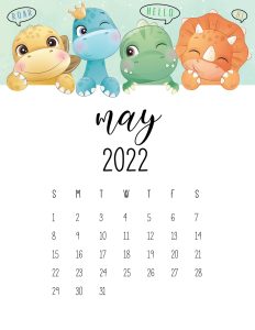 calendario 2022 dino maio