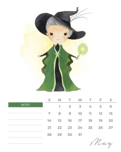 calendario 2023 harry potter maio 3