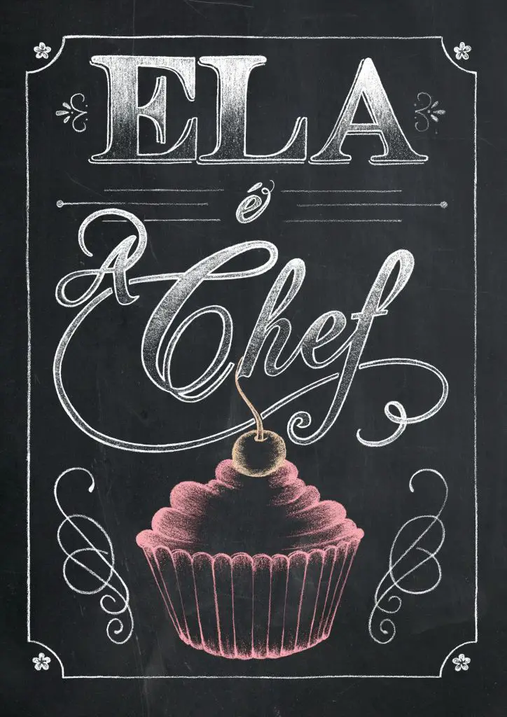 Poster Ela Chef para imprimir