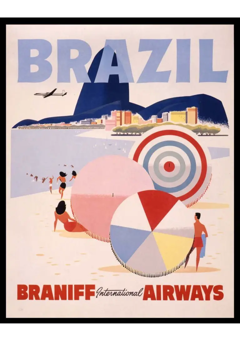 Poster Vintage Brazil para imprimir