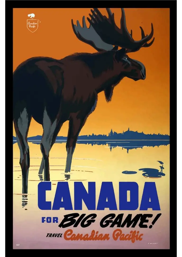 Poster Vintage Canadá para imprimir