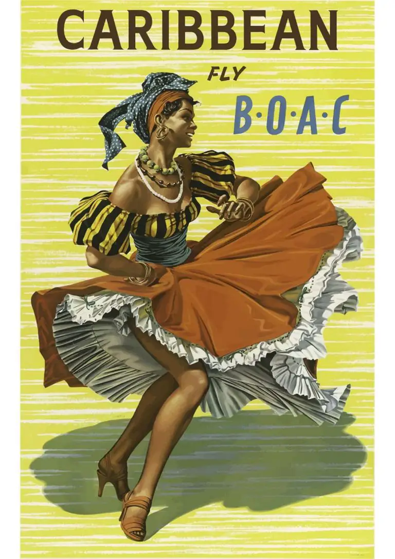 Poster Vintage Caribe para imprimir
