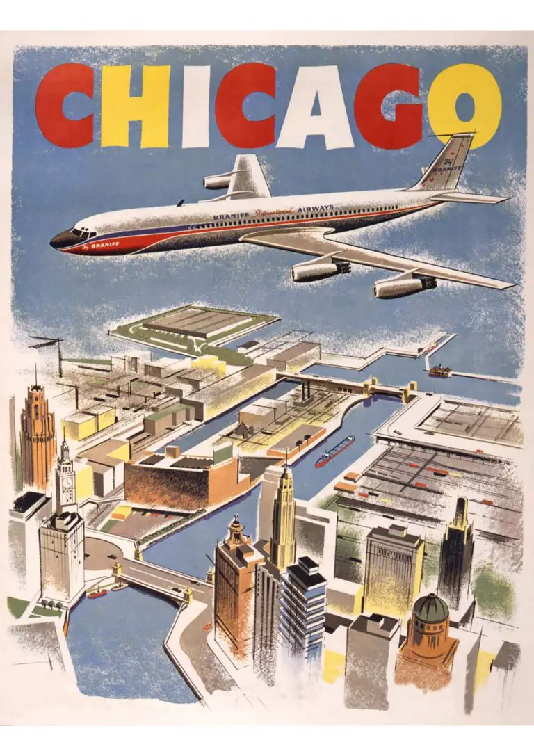 Poster Vintage Chicago para imprimir