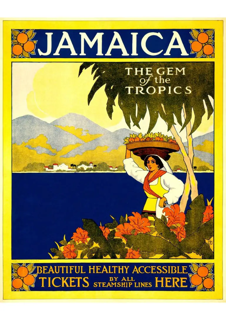 Poster Vintage Jamaica para imprimir