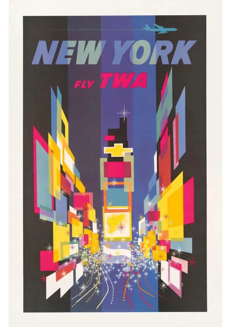 Poster Vintage Nova York para imprimir