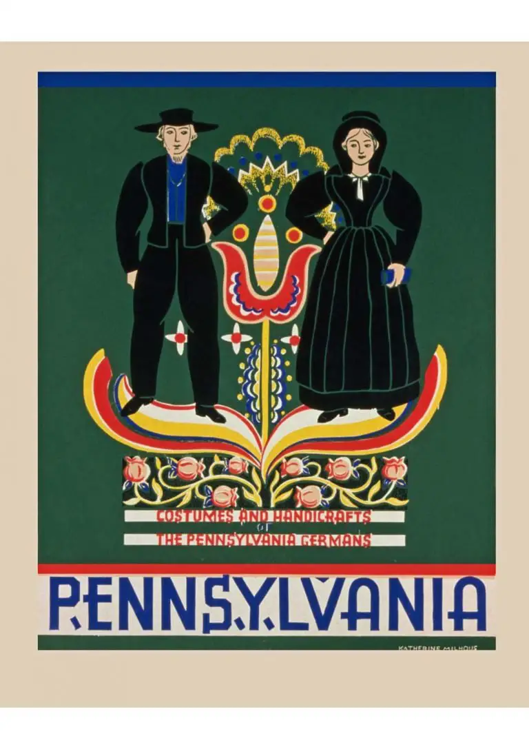 Poster Vintage Pensilvánia para imprimir