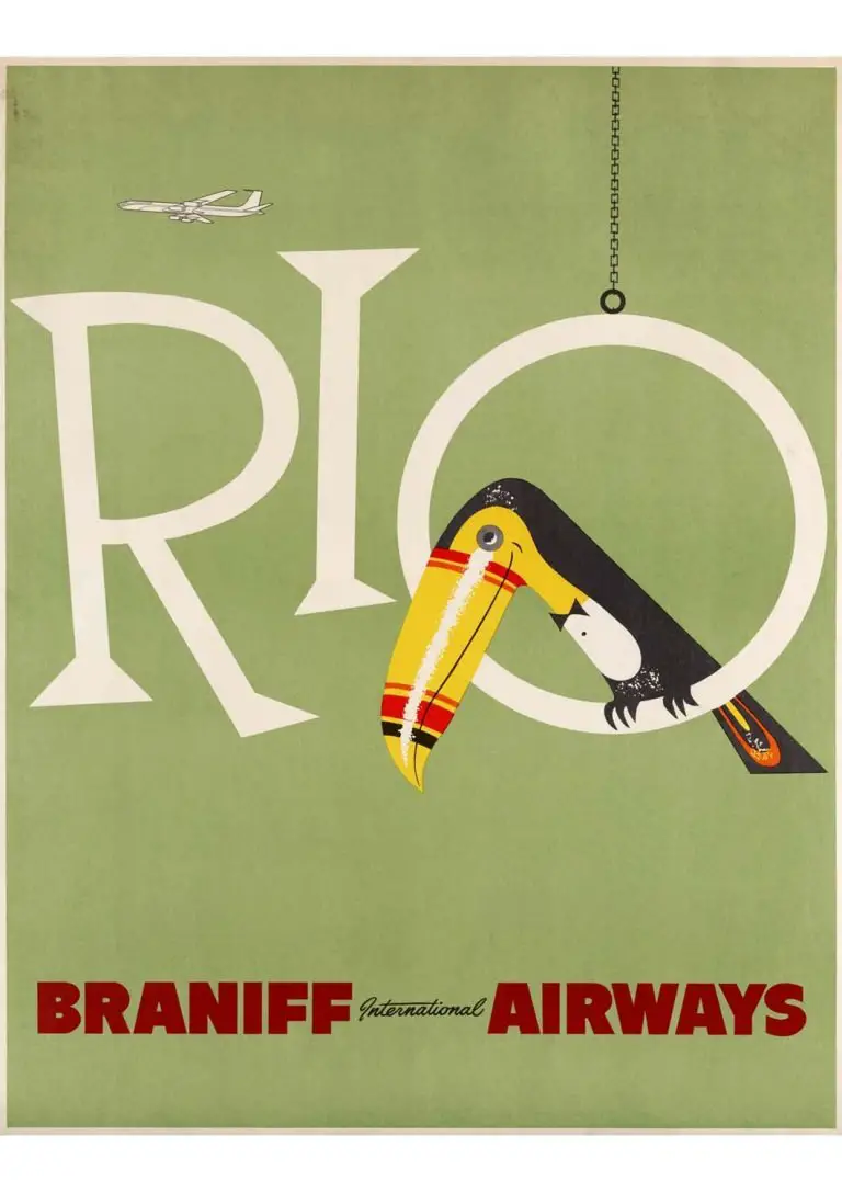 Poster Vintage Rio de Janeiro para imprimir