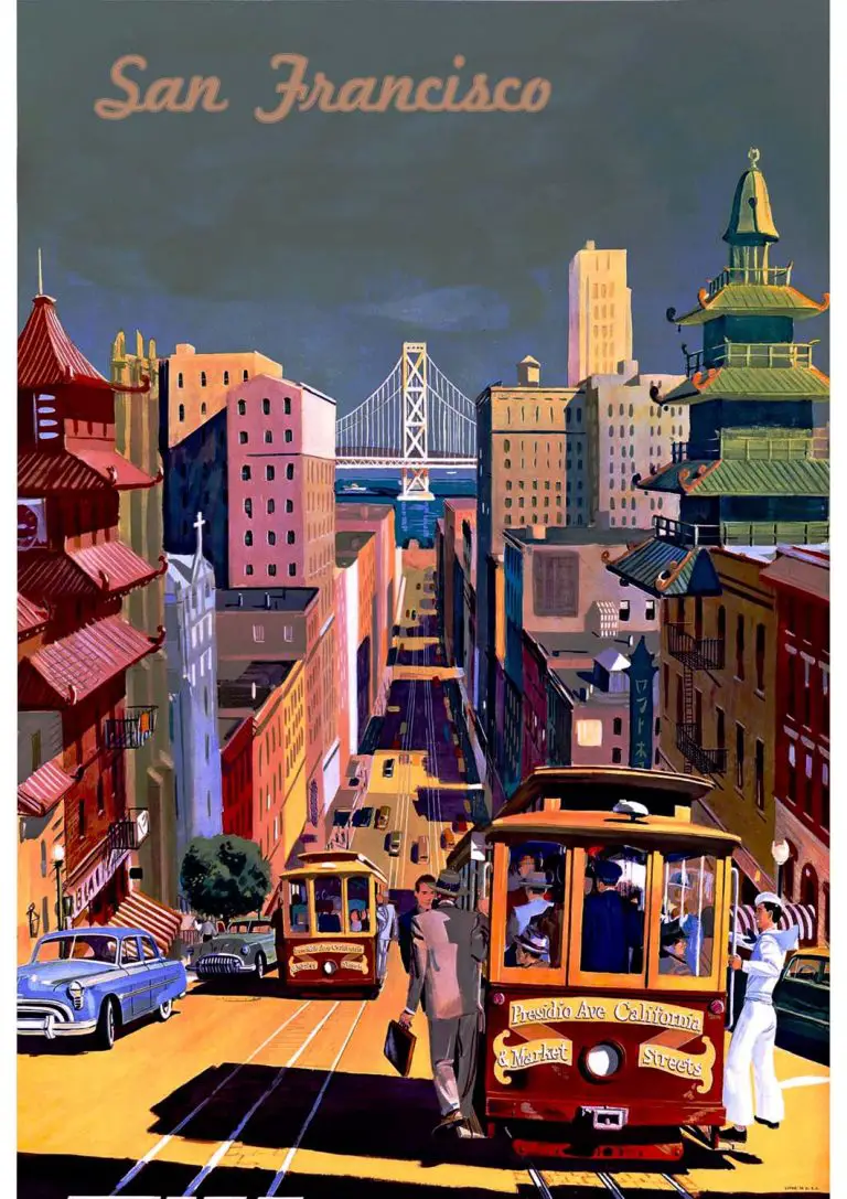 Poster Vintage São Francisco para imprimir (1)