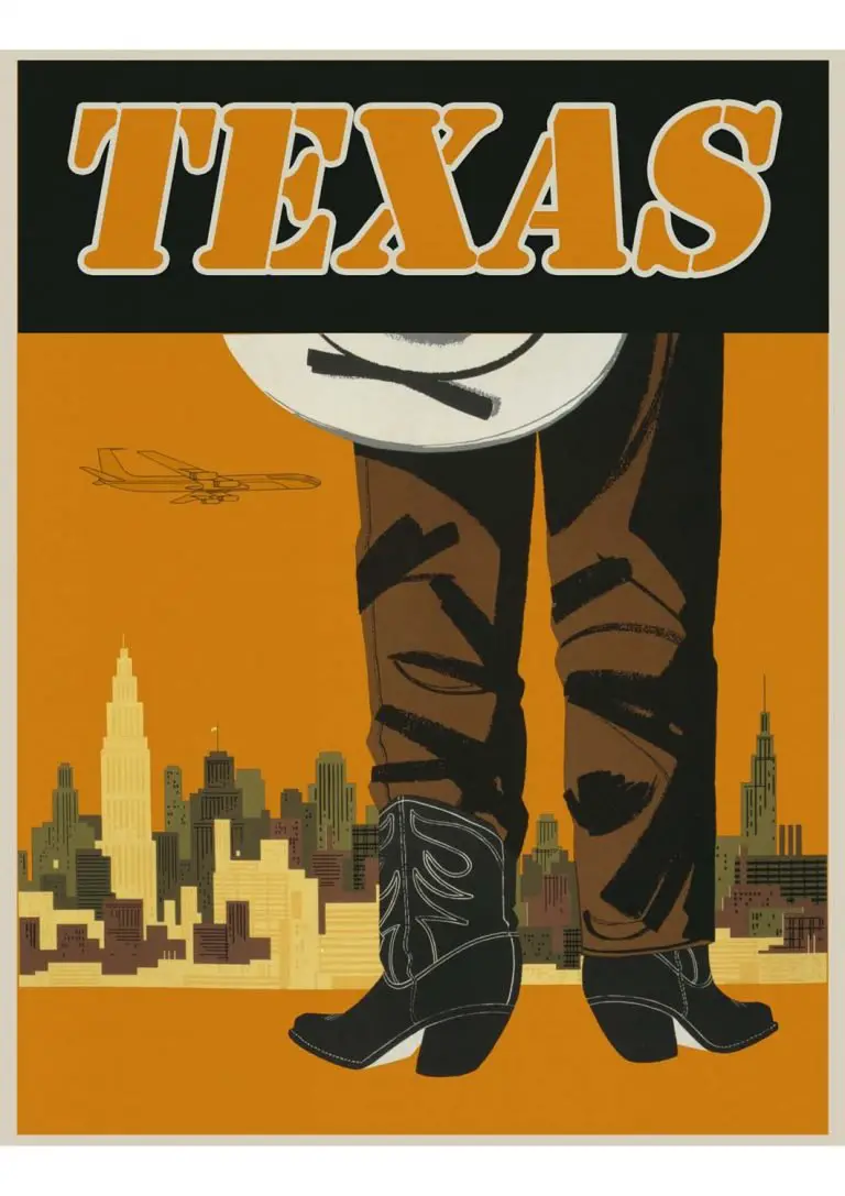 Poster Vintage Texas para imprimir