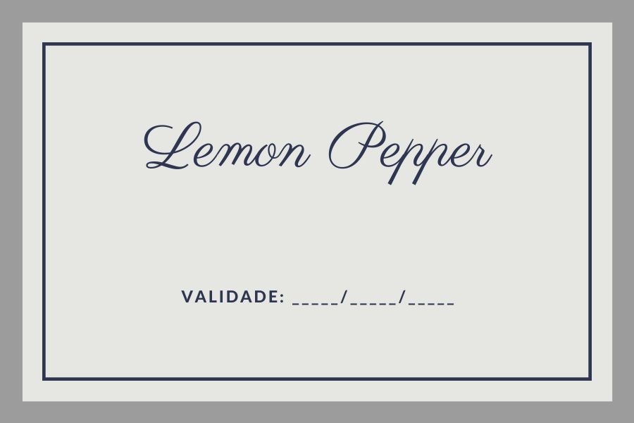 Etiqueta Rotulo Tempero Lemon Pepper 1