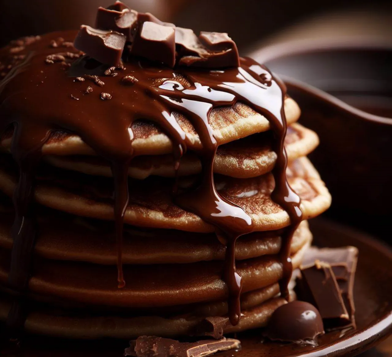 sobremesas Pancakes de Chocolate