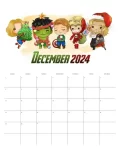 Calendário dezembro 2024