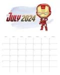 Calendário julho 2024