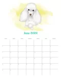 Calendário junho 2024